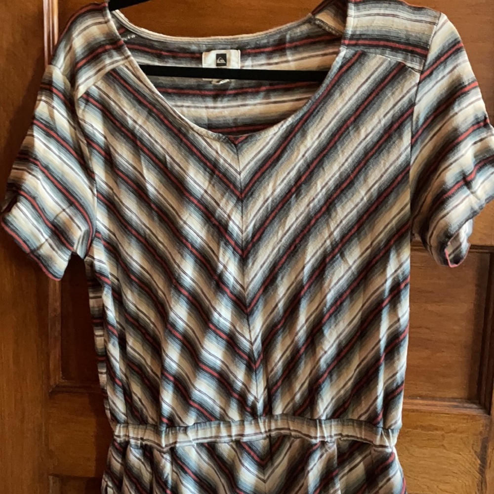 Quicksilver striped skater dress